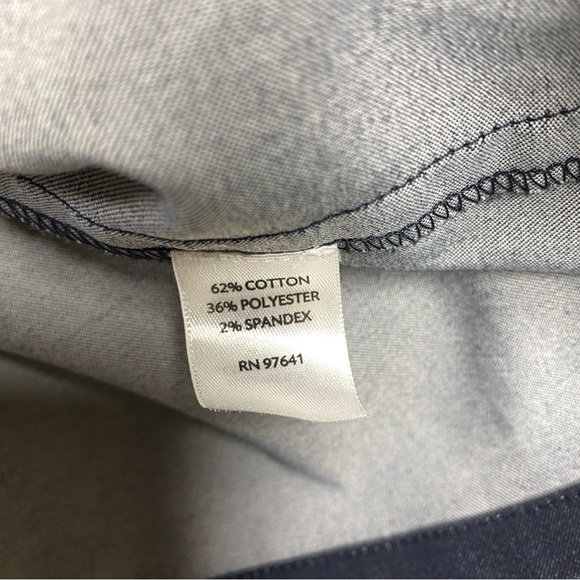 J. Jill Denim Stretch Shirt Dress Long Sleeve Size L Blue - Picture 7 of 8